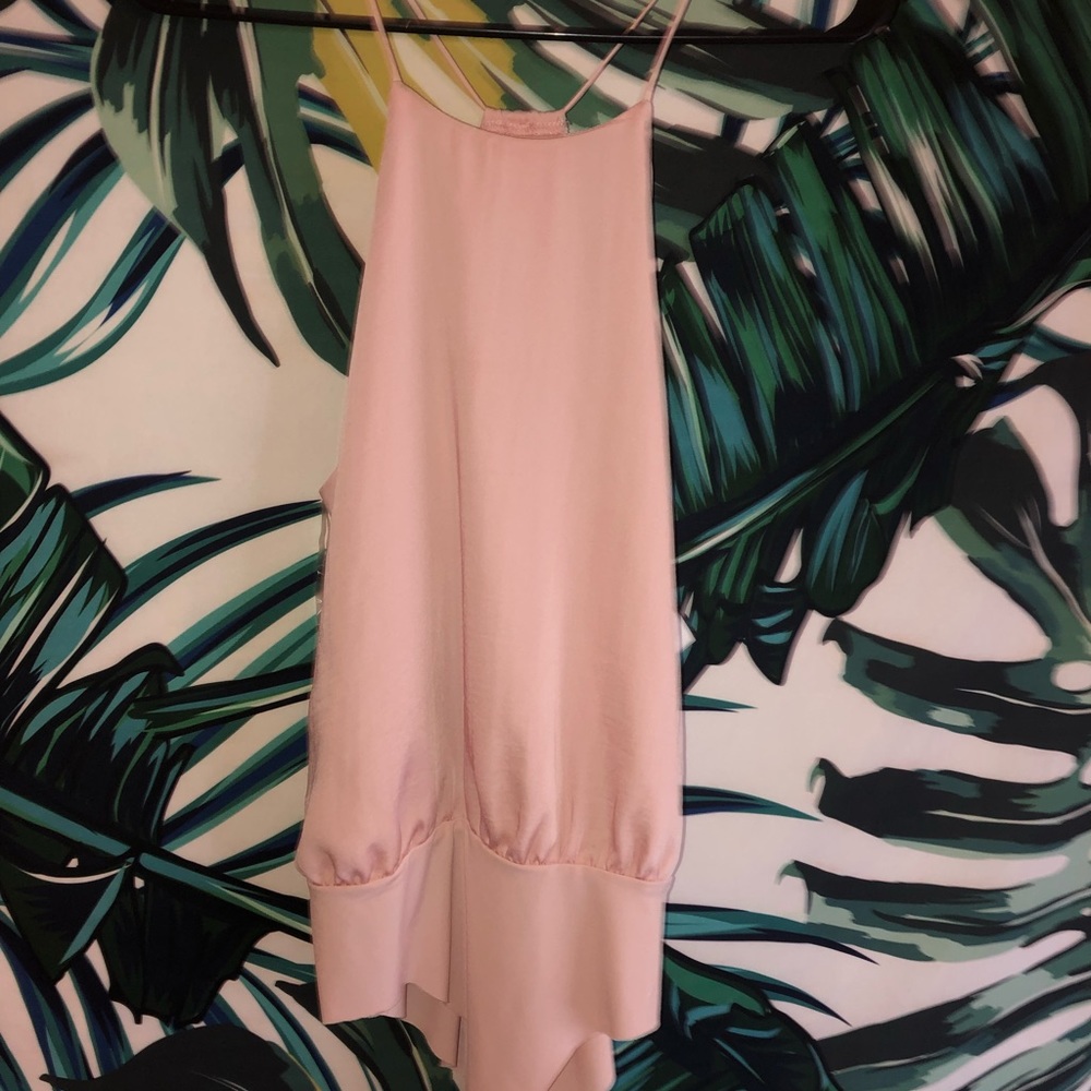 Pink Racerback Bodysuit